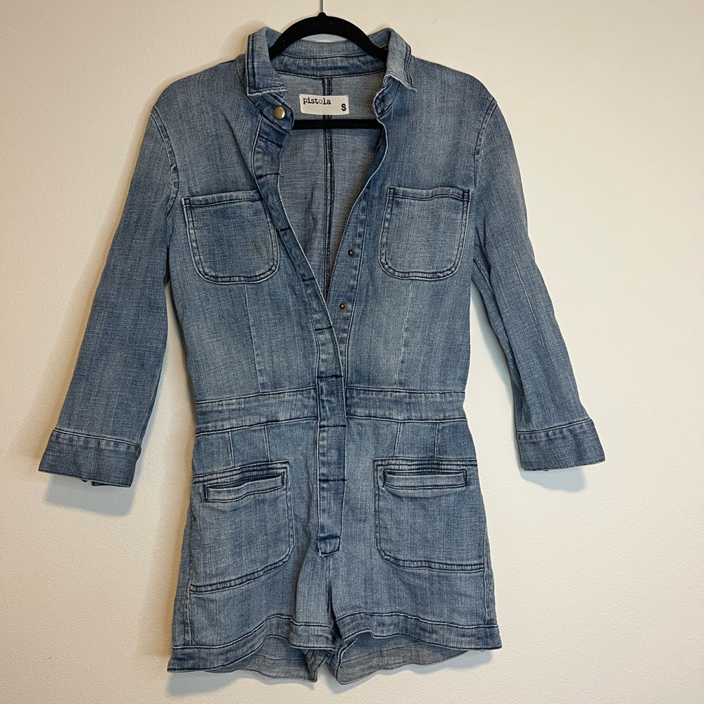 Pistola Denim Jumpsuit - Size S